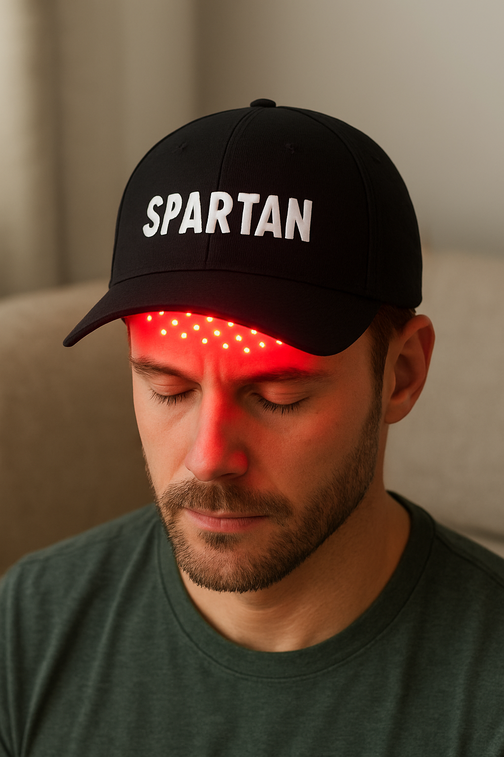 Spartan Red Light Growth Cap